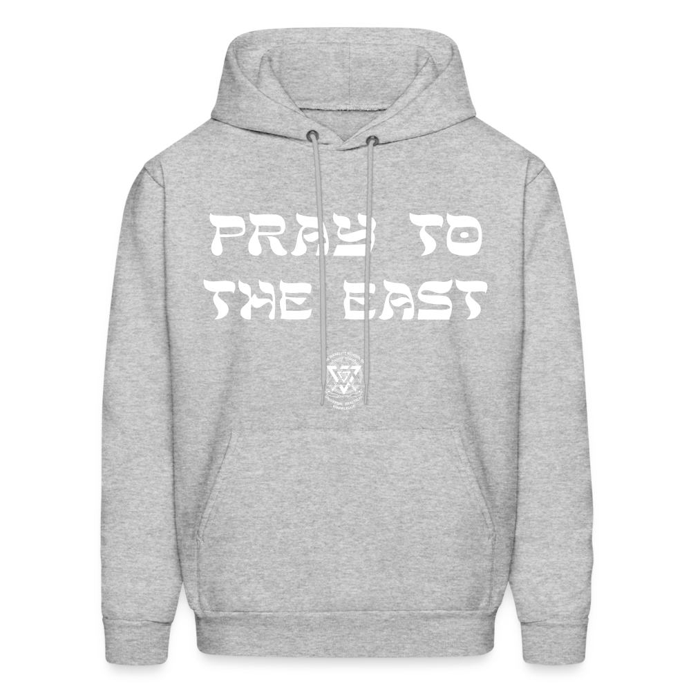 Pray to the east Hoodie - heather gray