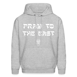 Pray to the east Hoodie - heather gray