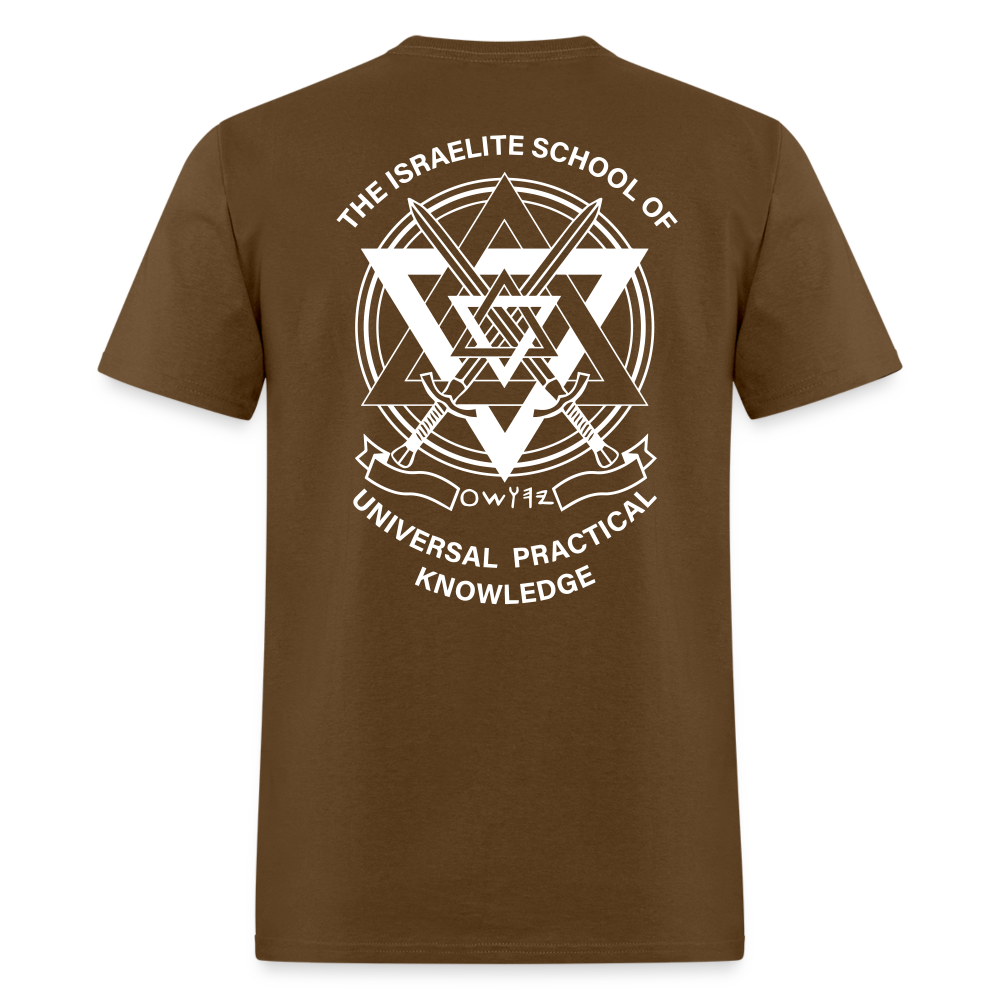 Hold The Scroll T-Shirt(Alt) - brown