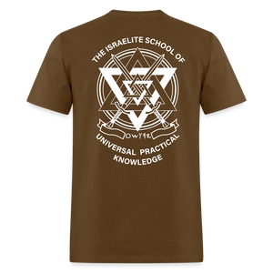 Hold The Scroll T-Shirt(Alt) - brown