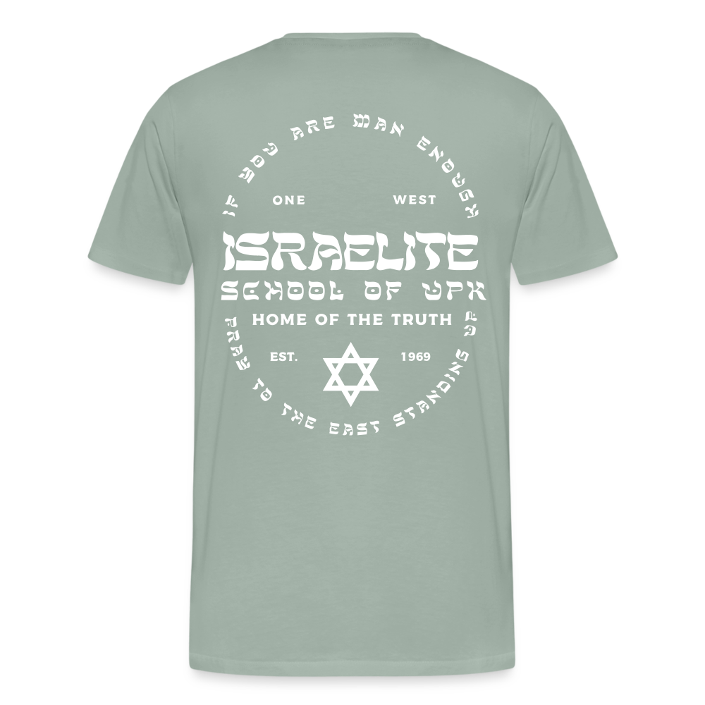 Pray to the East Premium T-Shirt - steel green