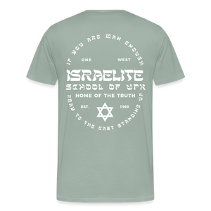 Pray to the East Premium T-Shirt - steel green