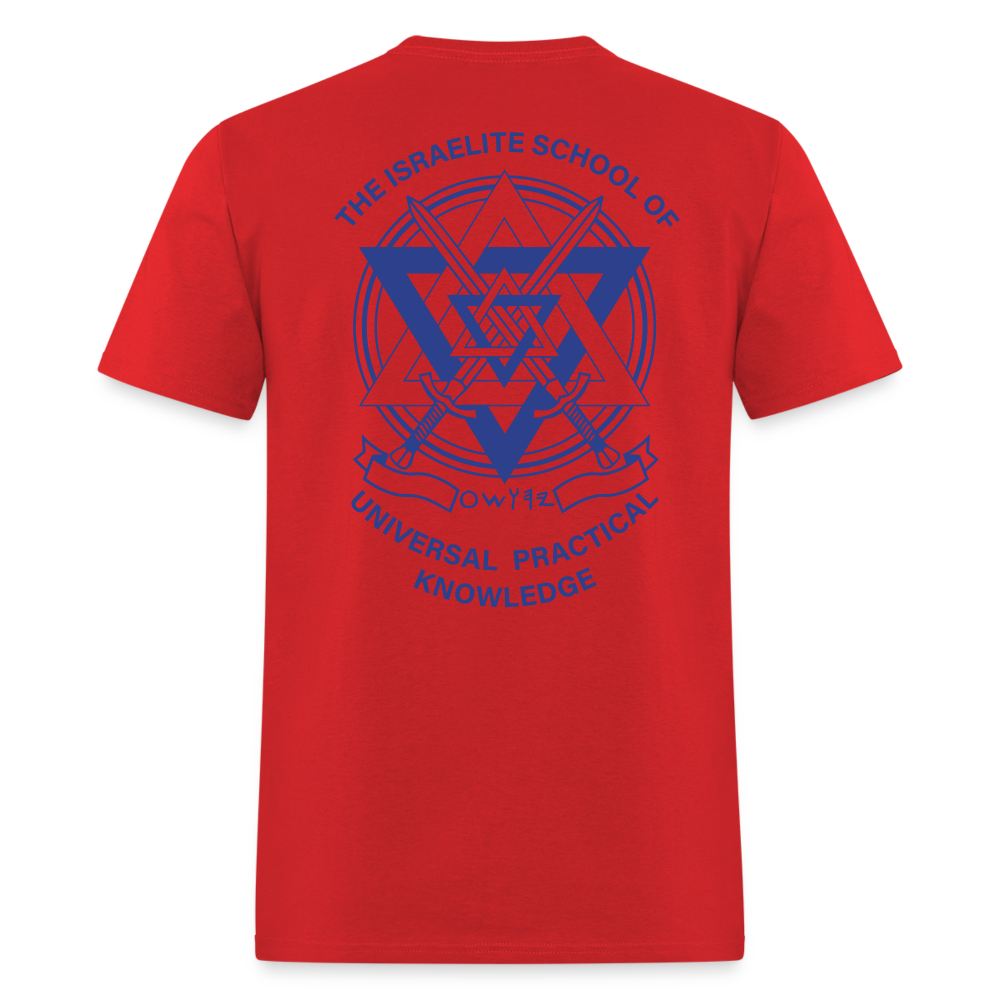 Products UPK Logo Classic T-Shirt Blue - red