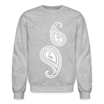 Paisley Crewneck Sweatshirt - heather gray