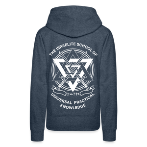 Raising Priests Women’s Premium Hoodie - heather denim