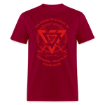 UPK Logo Classic T-Shirt Red - dark red