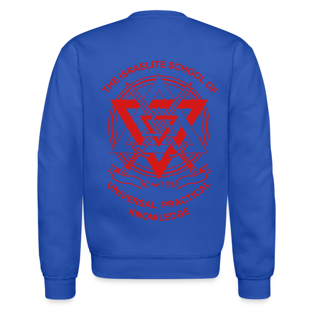 Hold The Torch Crewneck Sweatshirt - royal blue