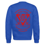 Hold The Torch Crewneck Sweatshirt - royal blue