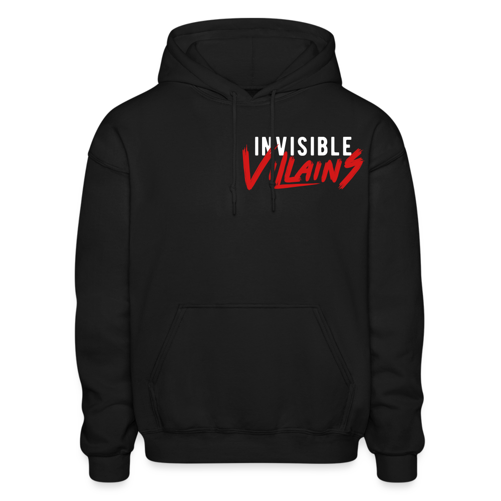 Invisible Villains Adult Hoodie - black