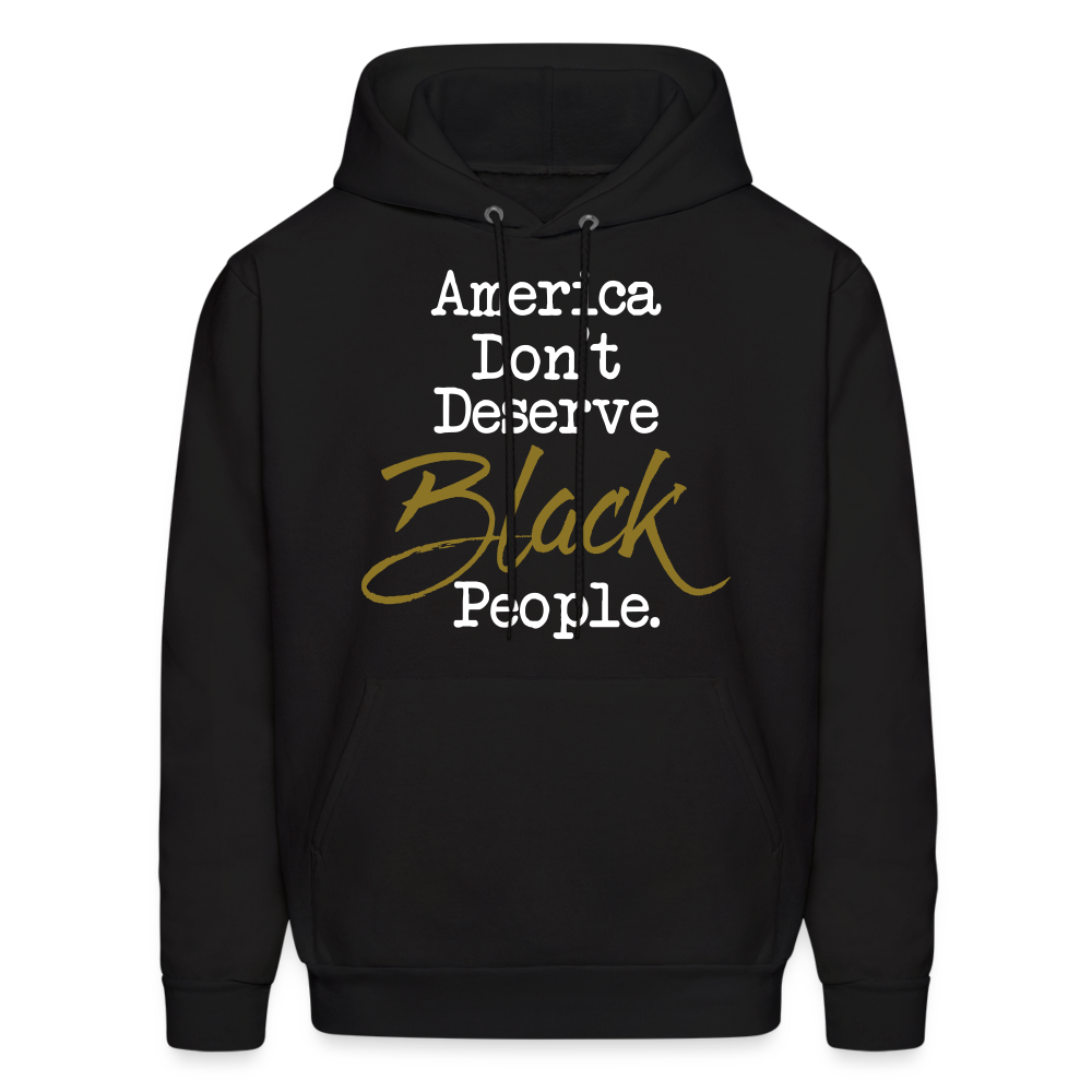 America Don't Hoodie - black