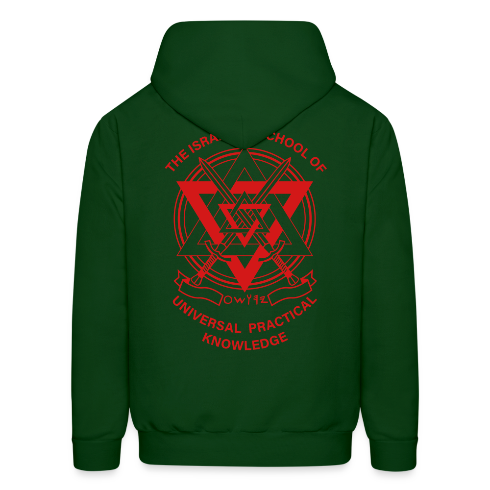 Hold The Torch Hoodie - forest green