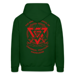 Hold The Torch Hoodie - forest green