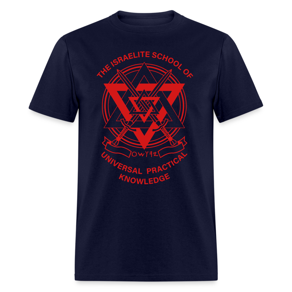 UPK Logo Classic T-Shirt Red - navy