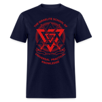 UPK Logo Classic T-Shirt Red - navy