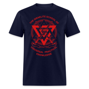 UPK Logo Classic T-Shirt Red - navy