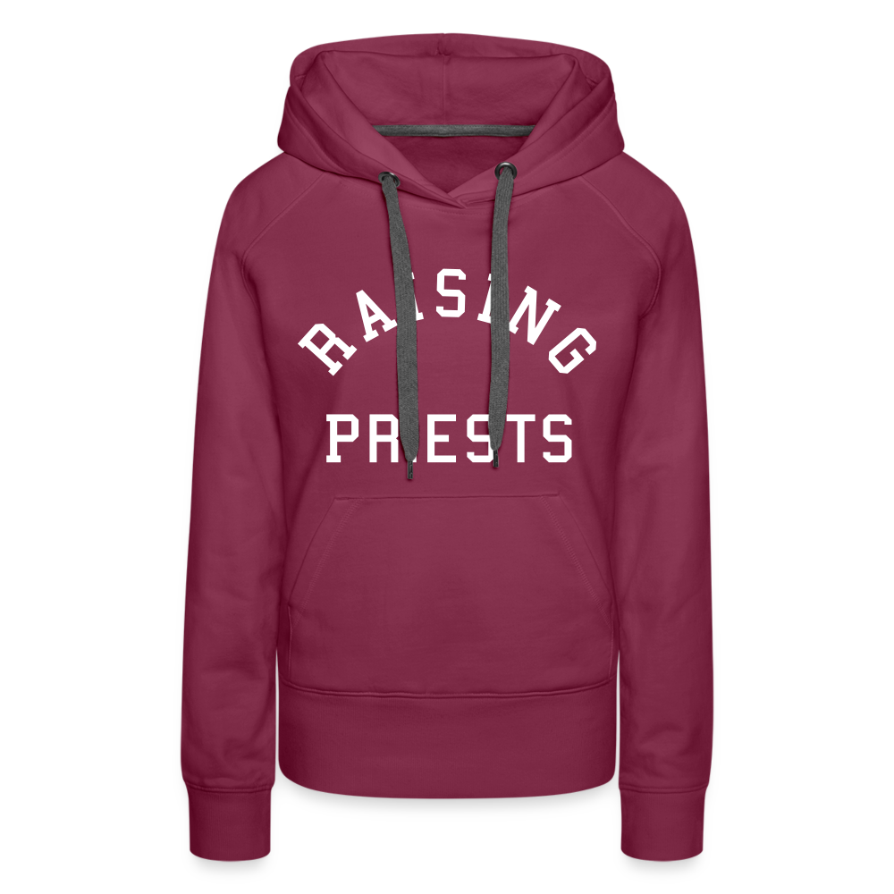 Raising Priests Women’s Premium Hoodie - burgundy