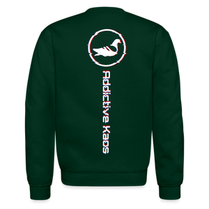 WRTC Glitch Crewneck Sweatshirt - forest green