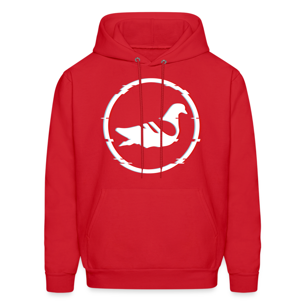 AK Glitch Men's Hoodie - red