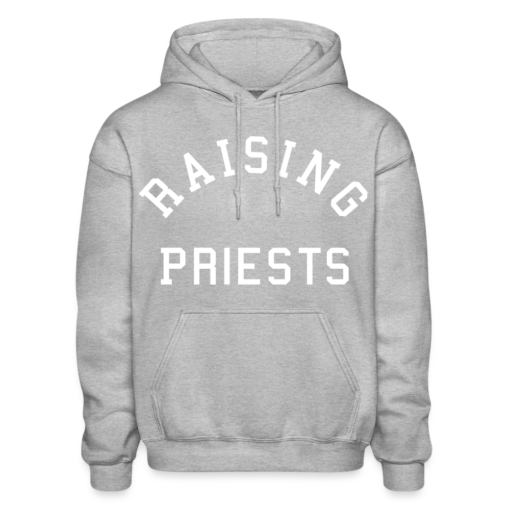 Raising Priests Heavy Blend Adult Hoodie - heather gray