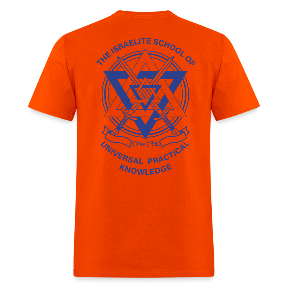 Products UPK Logo Classic T-Shirt Blue - orange