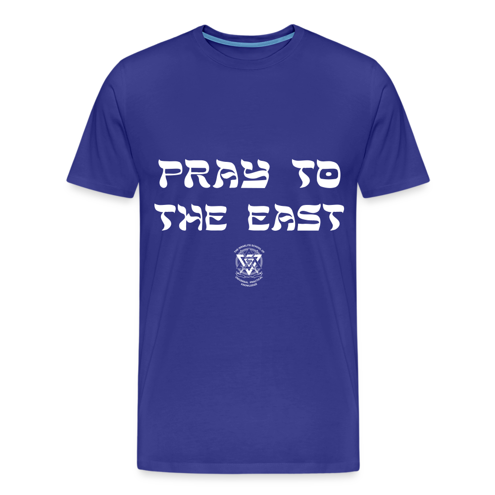 Pray to the East Premium T-Shirt - royal blue