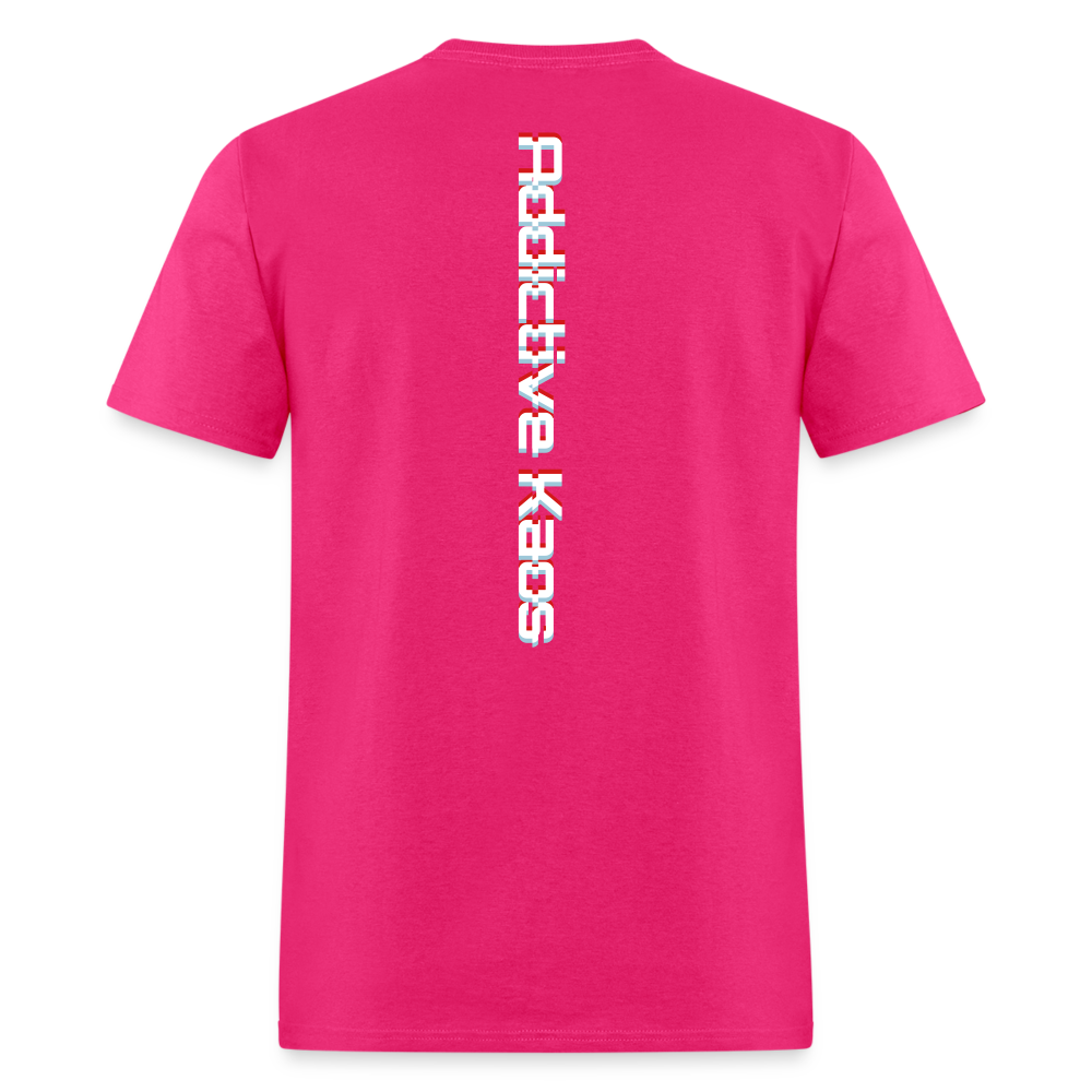 AK Glitch Classic T-Shirt - fuchsia