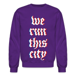 WRTC Glitch Crewneck Sweatshirt - purple