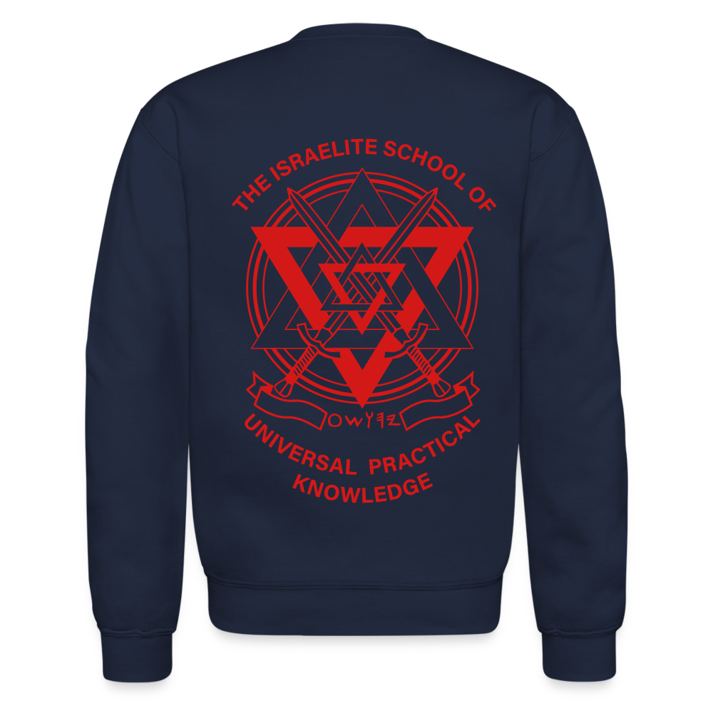 Hold The Torch Crewneck Sweatshirt - navy