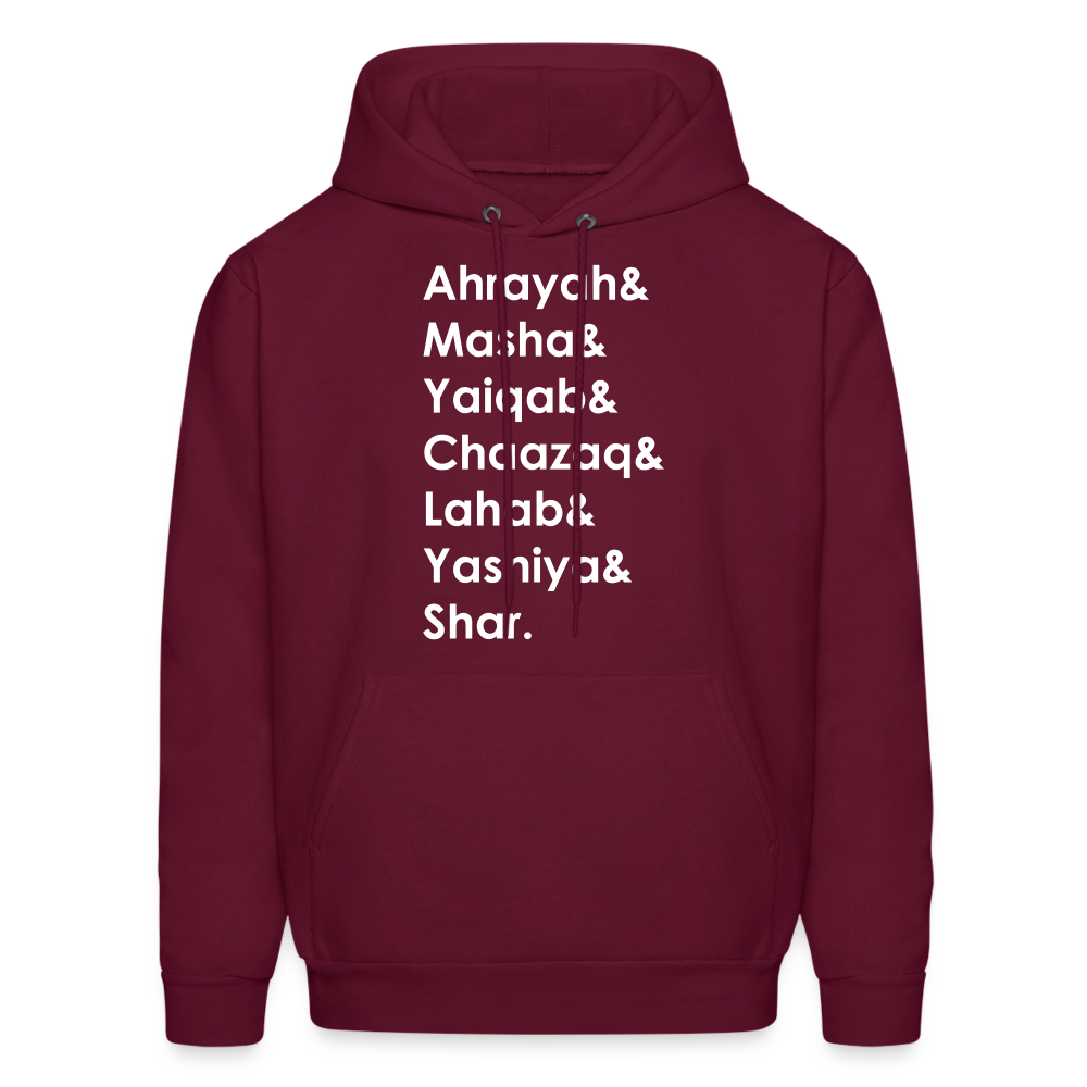 Seven Heads Hoodie - burgundy