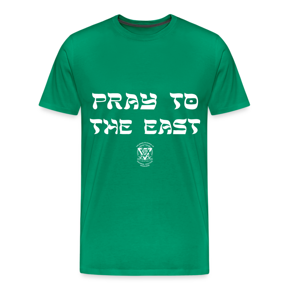 Pray to the East Premium T-Shirt - kelly green