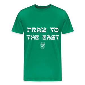 Pray to the East Premium T-Shirt - kelly green