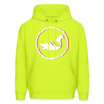 AK Glitch Men's Hoodie - safety green