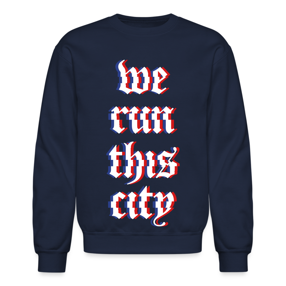 WRTC Glitch Crewneck Sweatshirt - navy