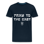 Pray to the East Premium T-Shirt - deep navy