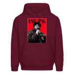 Hold The Torch Hoodie - burgundy