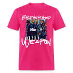 Brotherhood retro T-Shirt - fuchsia