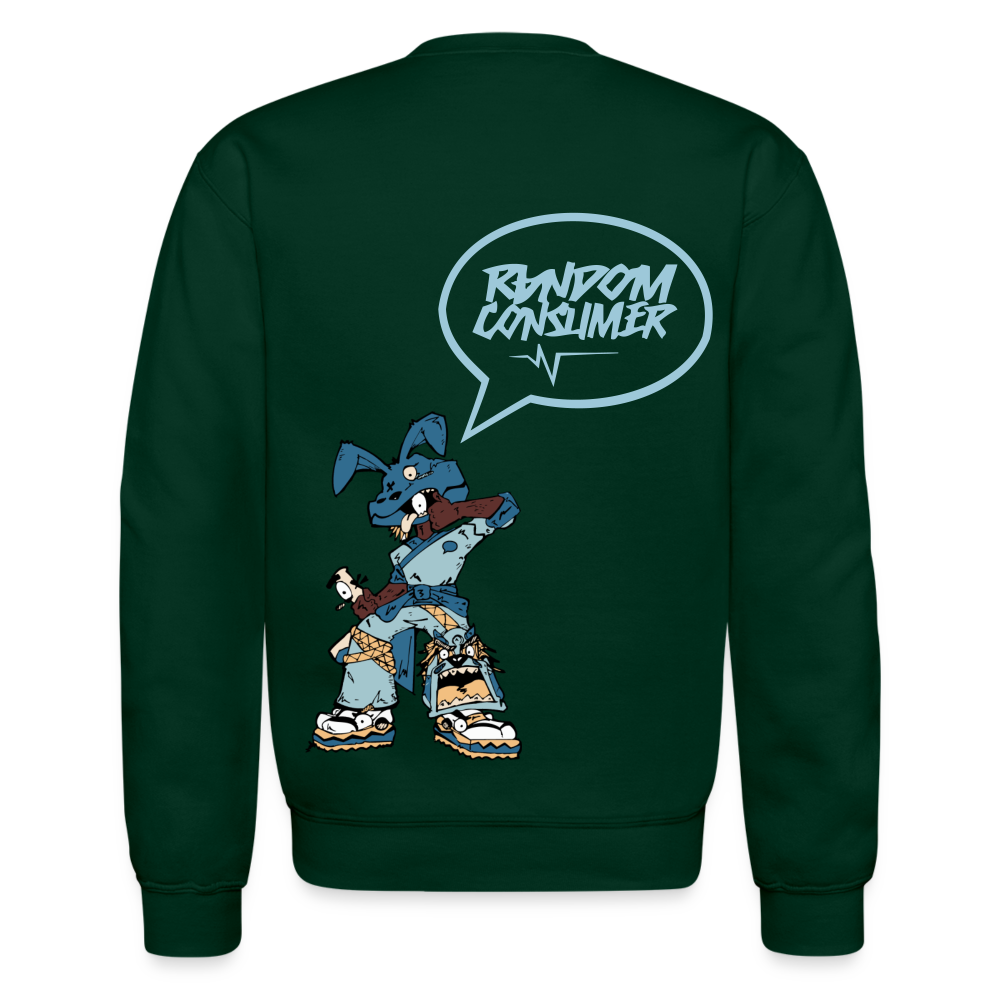 Rabid Rabit Crewneck Sweatshirt - forest green