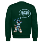 Rabid Rabit Crewneck Sweatshirt - forest green