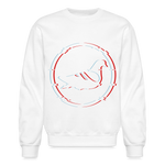 AK Glitch Crewneck Sweatshirt - white