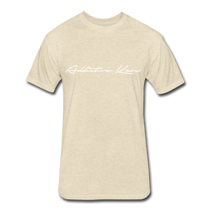 Addictive Kaos Signature Fitted T-Shirt - heather cream