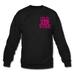Old New York (neon) Crewneck Sweatshirt - black