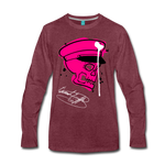 Th(ink) Revolution Long Sleeve T-Shirt - heather burgundy