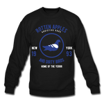 Rotten Apples and Dirty Birds Crewneck Sweatshirt - black