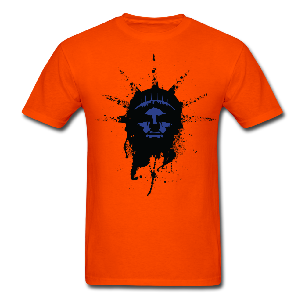 Liberty Of Kaos (Blue) T-Shirt - orange