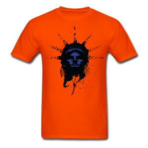 Liberty Of Kaos (Blue) T-Shirt - orange