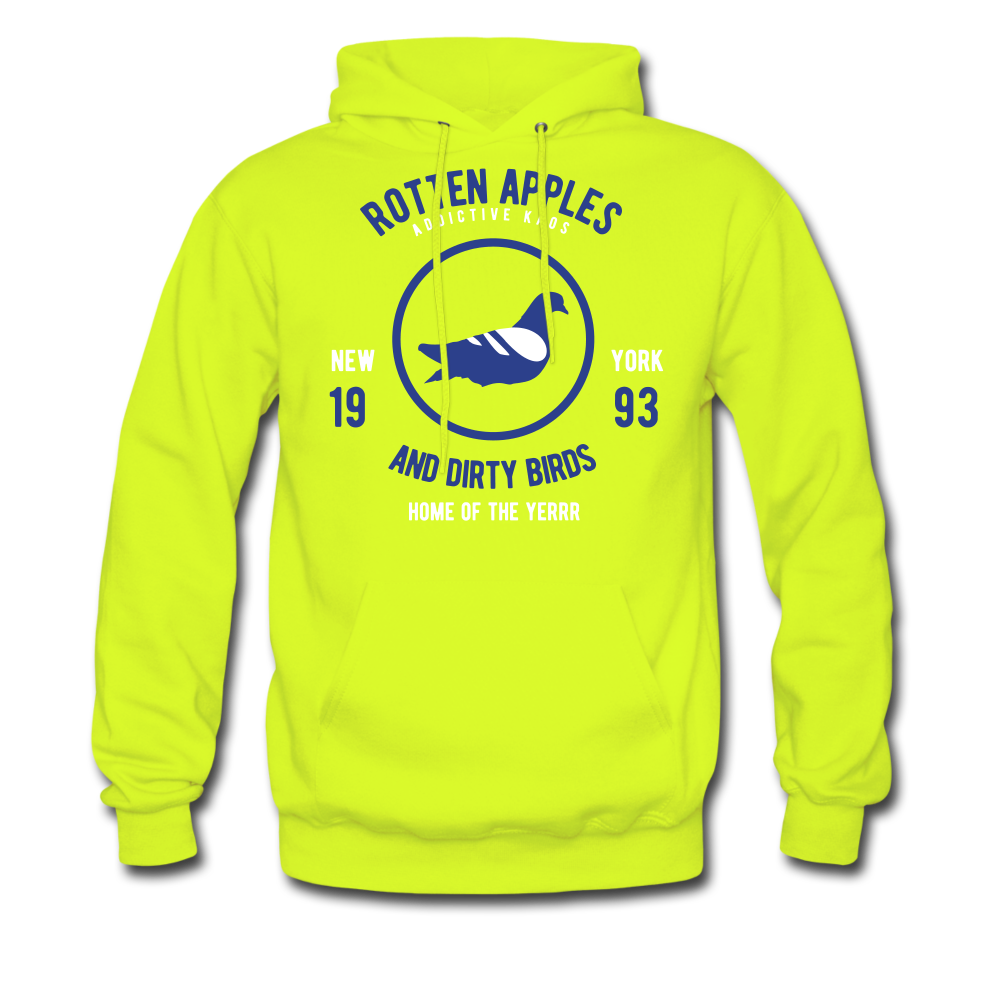 Rotten Apples and Dirty Birds Men's Hoodie - safety green