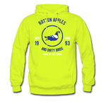 Rotten Apples and Dirty Birds Men's Hoodie - safety green
