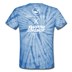 RanCon X Addictive Kaos Collab 1 Tie Dye T-Shirt - spider baby blue