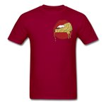 Ocean Lust Men's T-Shirt(GLD) - dark red