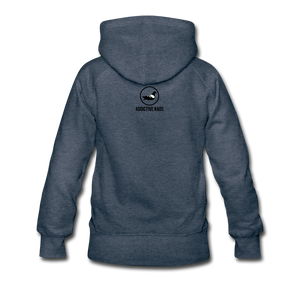 Classic Addictive Kaos Logo Women’s Hoodie - heather denim